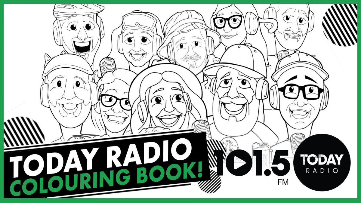 TODAY Radio Colouring Book